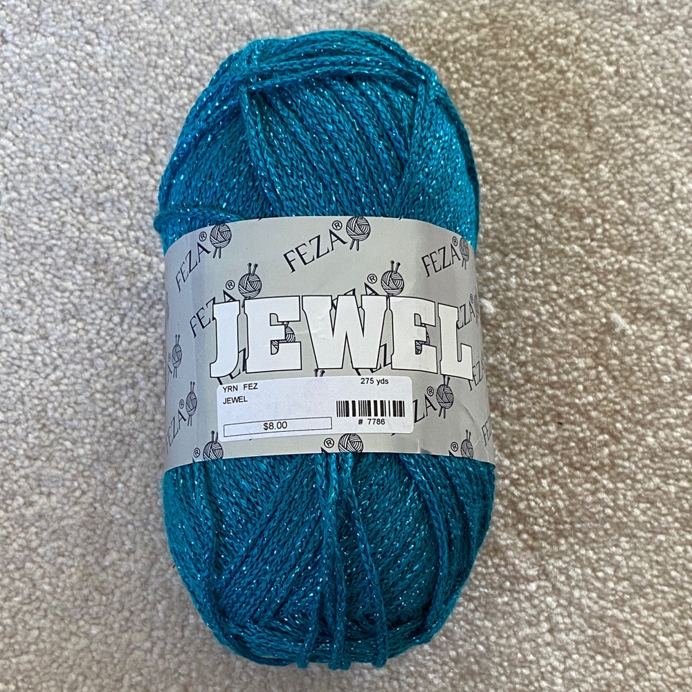 Feza Jewel Novelty Yarn Acrylic Metallic Color #133